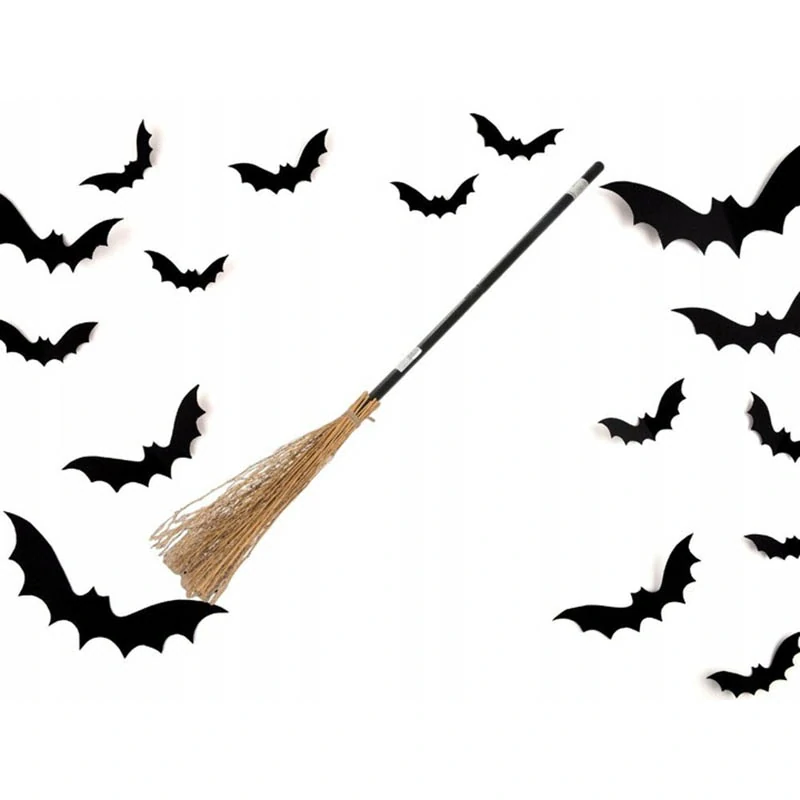 Čarodejnícka metla halloweenska 90cm