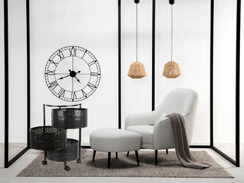 Kuchynský regál na kolieskach 3-úrovňový