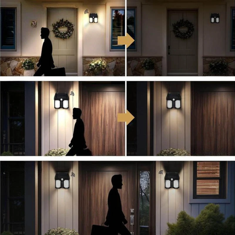 Solárna lampa s senzorom súmraku a pohybu