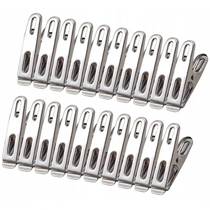 Kovové štipce 20ks