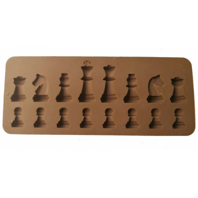 Silikónová forma na čokoládu Šachové figúrky 20x8cm