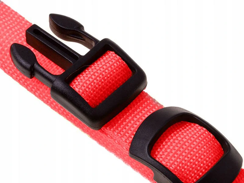 Obojok svietiaci LED nastaviteľný 46-59cm červený