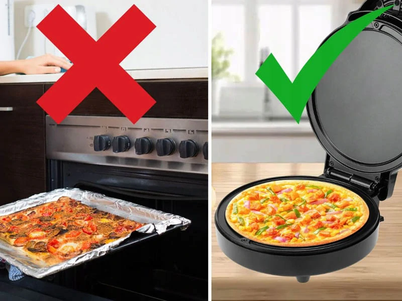 Elektrický pekáč na pizzu 1000W