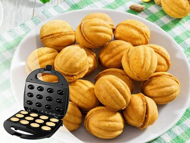Elektrický stroj na pečenie orieškových koláčikov 750W