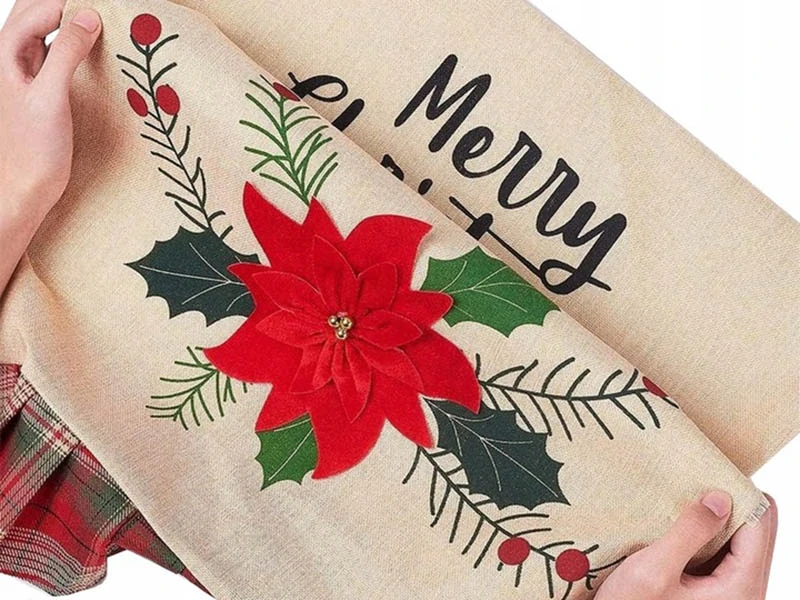 Vianočný poťah na stoličku 1ks