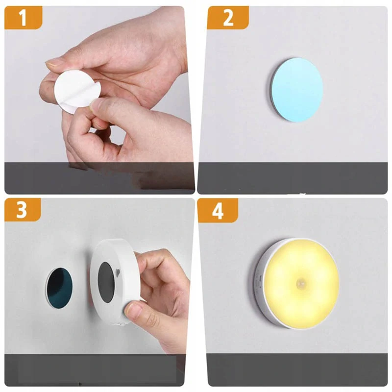 LED Nočné svetlo s detektorom pohybu