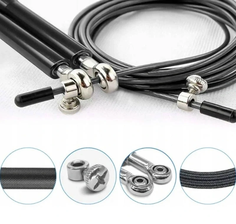 Profesionálne oceľové švihadlo s nastaviteľnou dĺžkou