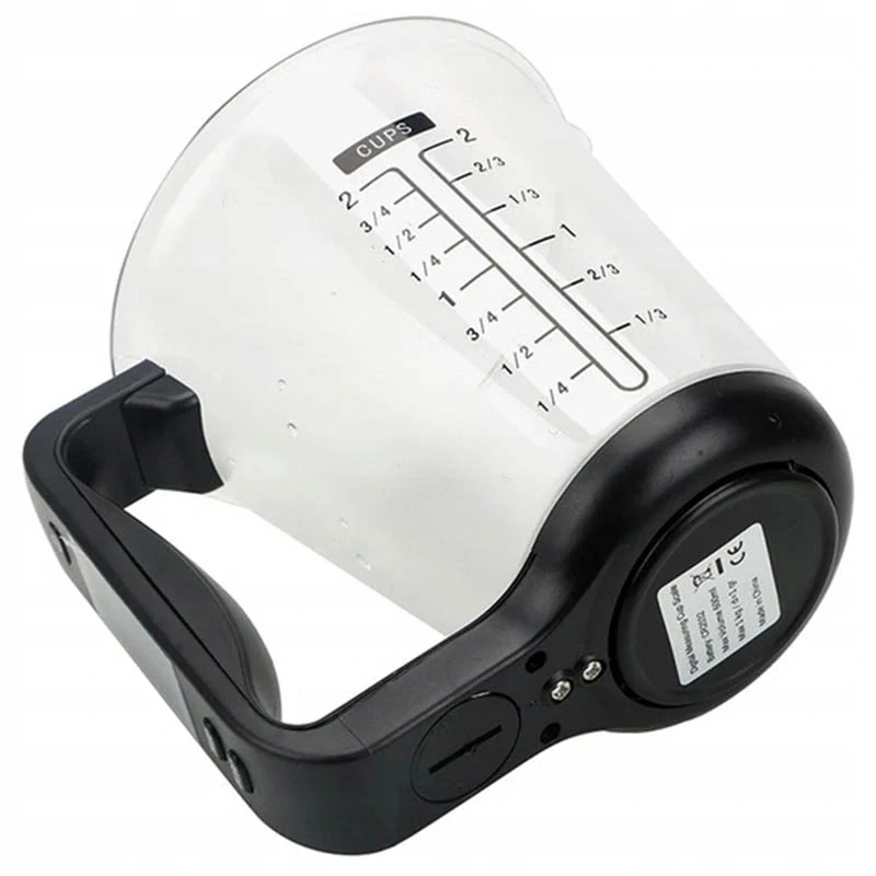 Digitálna kuchynská váha s odmerkou do 1kg čierna