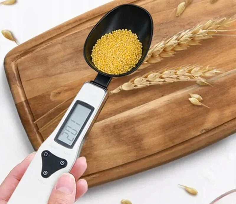 Kuchynská váha - lyžica do 500g čierna