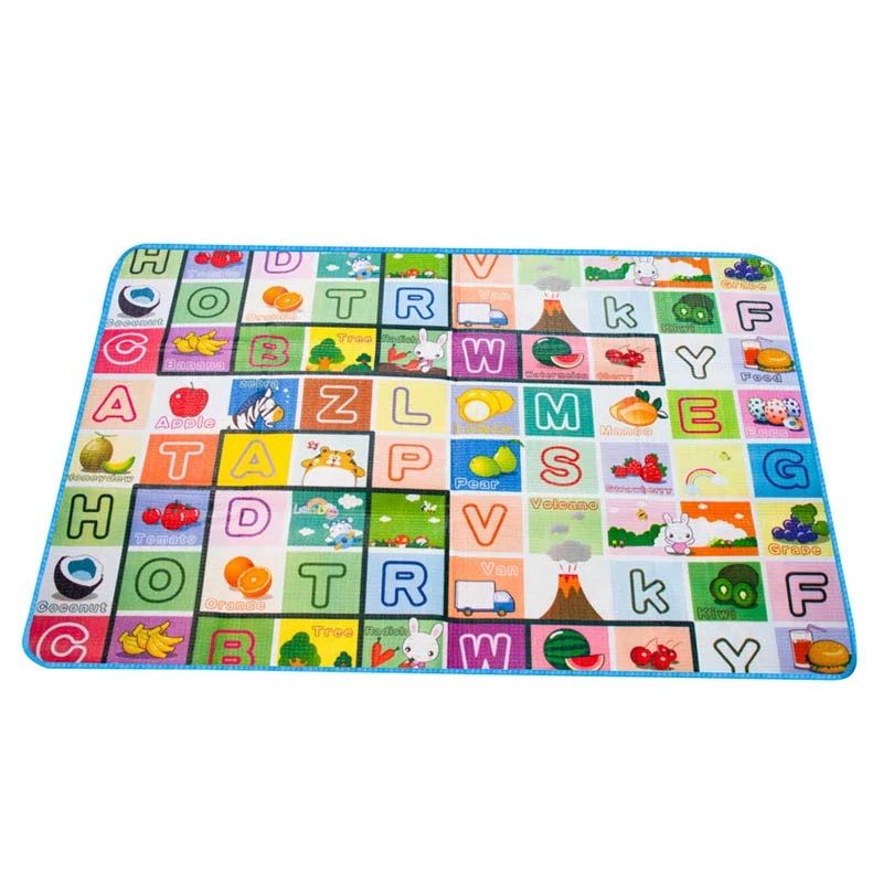 Detská skladacia penová hracia podložka – rozprávkový svet, 180 x 120 cm