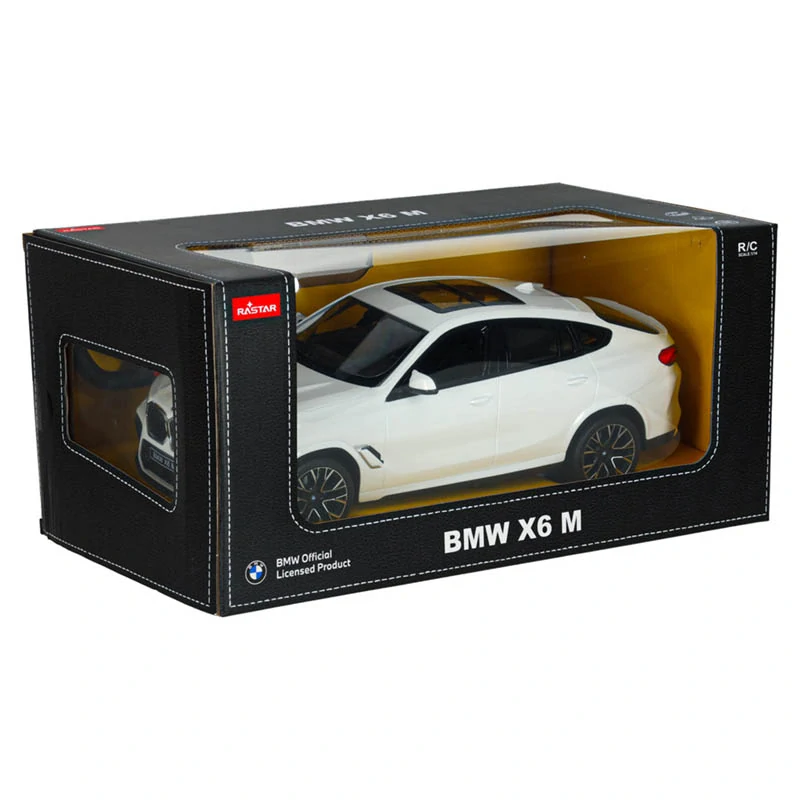 Rastar RC model BMW X6 M 1:14 biely na diaľkové ovládanie
