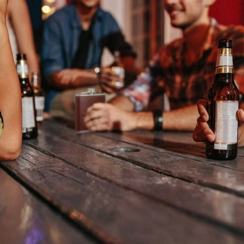 Ploskačka kožená hnedá 270ml 