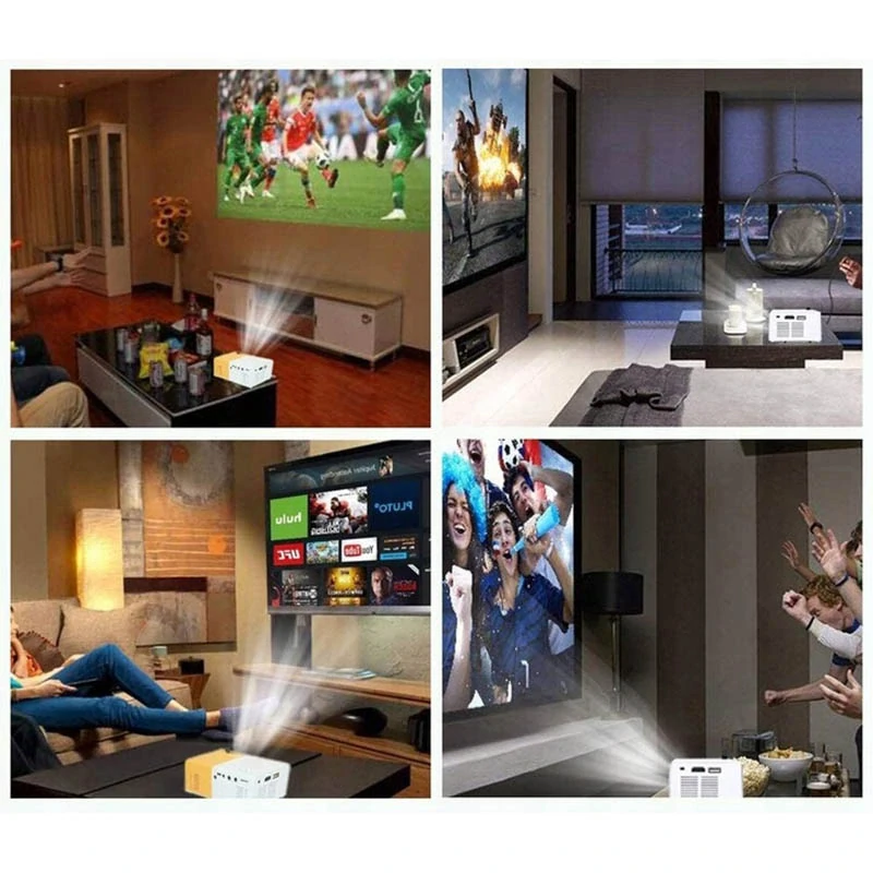 Mini projektor YG300 s HDMI, USB a diaľkovým ovládačom