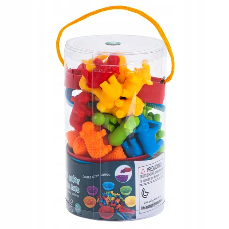 Morské živočíchy - Edukačná hračka na učeie farieb 56 kusov