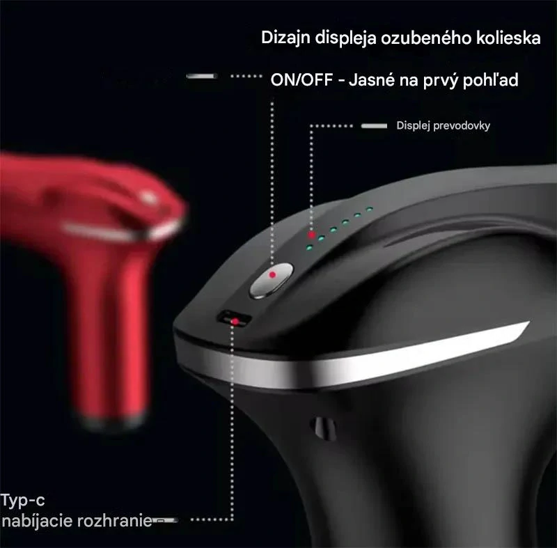 Elektrická masážna pištoľ HB-011