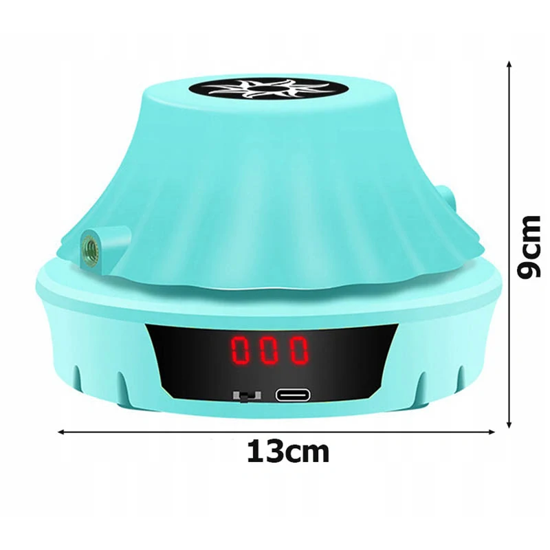 Automatické švihadlo s počítadlom a diaľkovým ovládaním modré