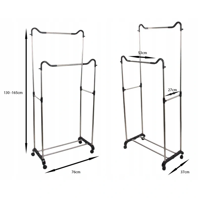 Dvojitý vešiak na oblečenie