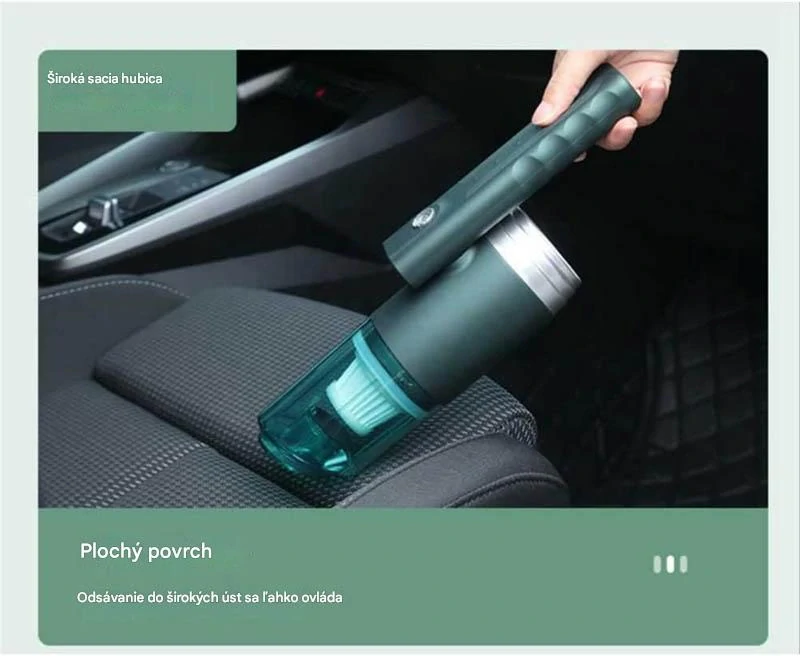 Bezdrôtový ručný vysávač do auta 120 W
