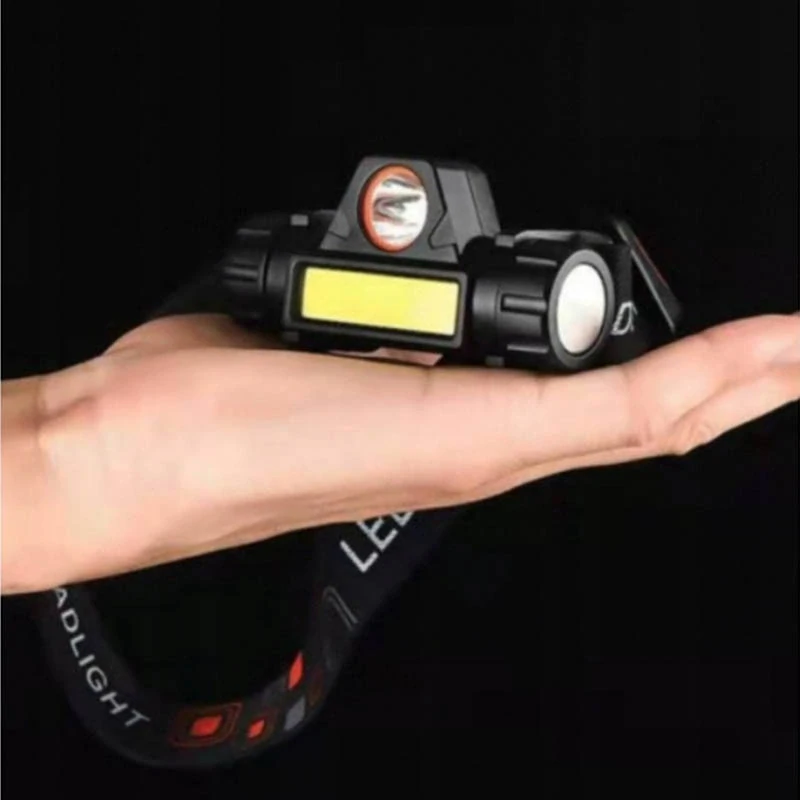 Čelová LED baterka COB 4v1 s magnetom