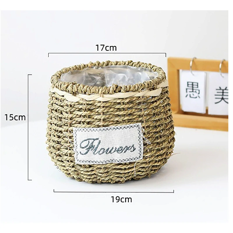 Flower - Ratanový košík - 19 x 17 x 15cm