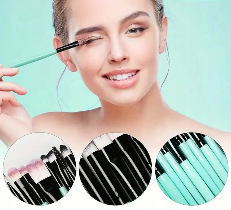 Profesionálna sada kozmetických štetcov na make up 20ks