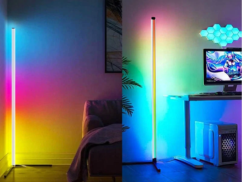 Izbová rohová RGB LED lampa 1m