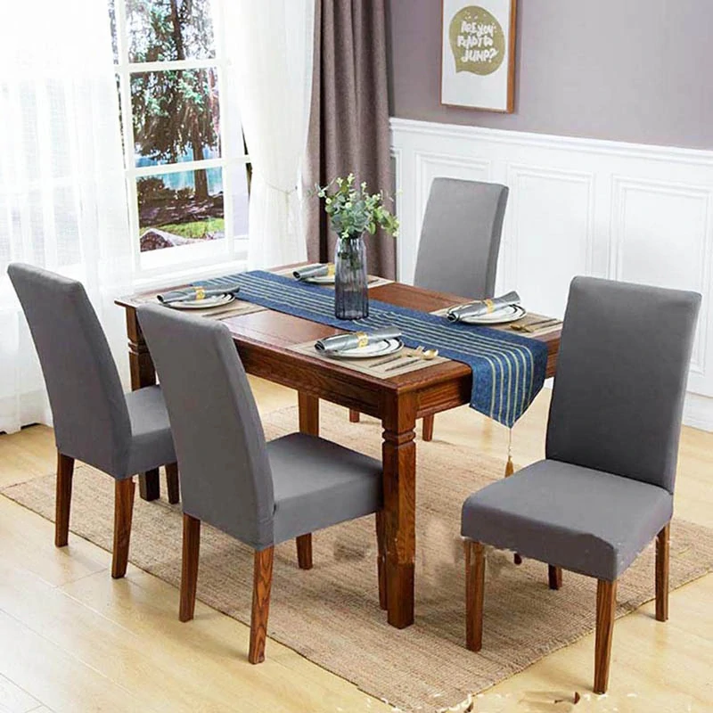 Poťah na stoličku sivý