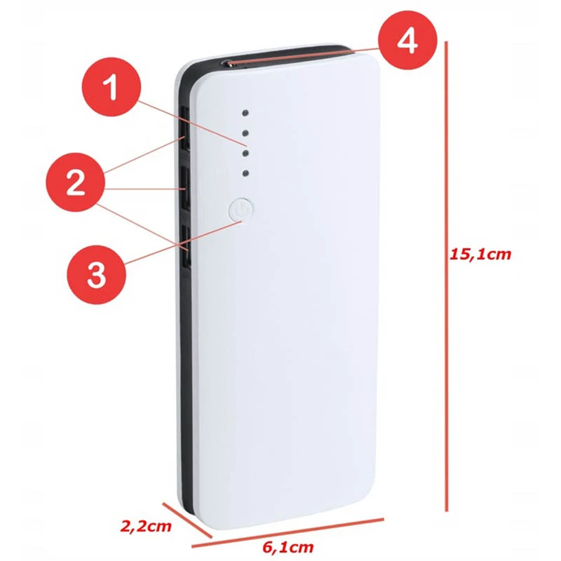 Mega powerbanka s baterkou 10 000 mAh