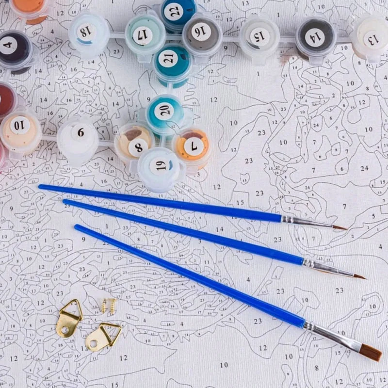 Maľovanie podľa čísel 40x50cm Biely kôň