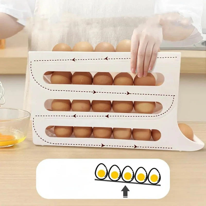 Zásobník na vajíčka do chladničky 30 ks biely