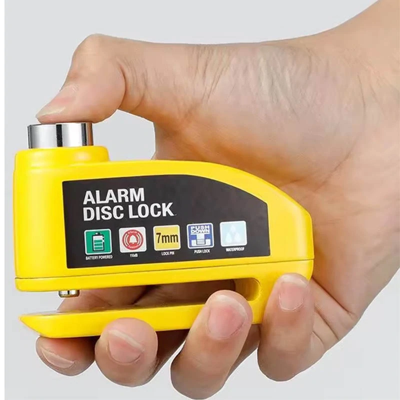 Zámok na brzdový kotúč s alarmom