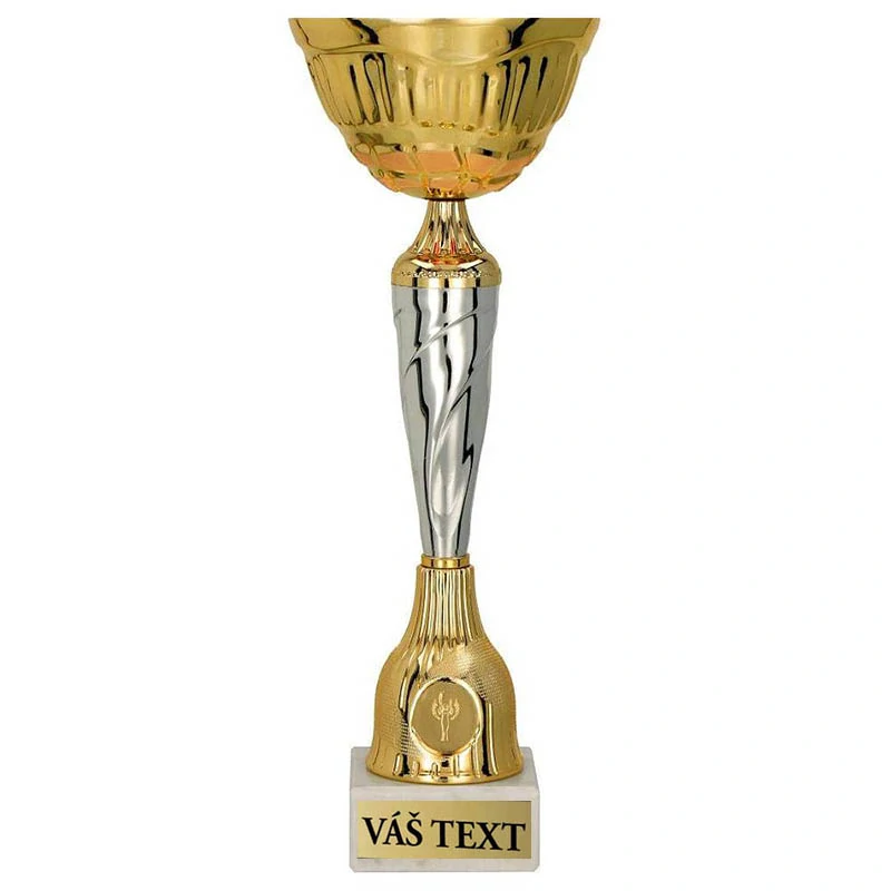 Pohár zlatý/strieborný - 27 cm