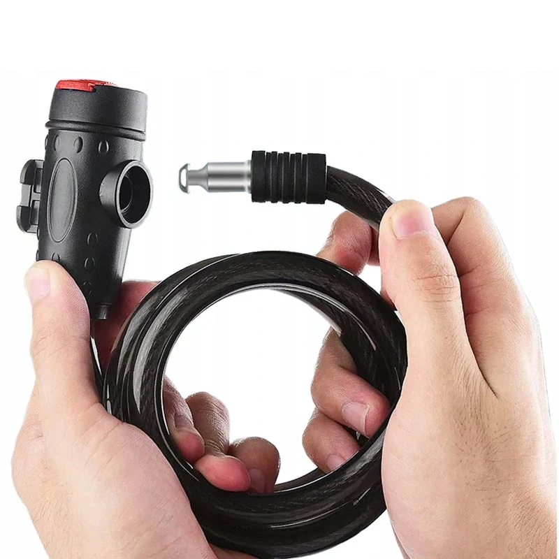 Zámok na bicykel 120cm s kľúčom