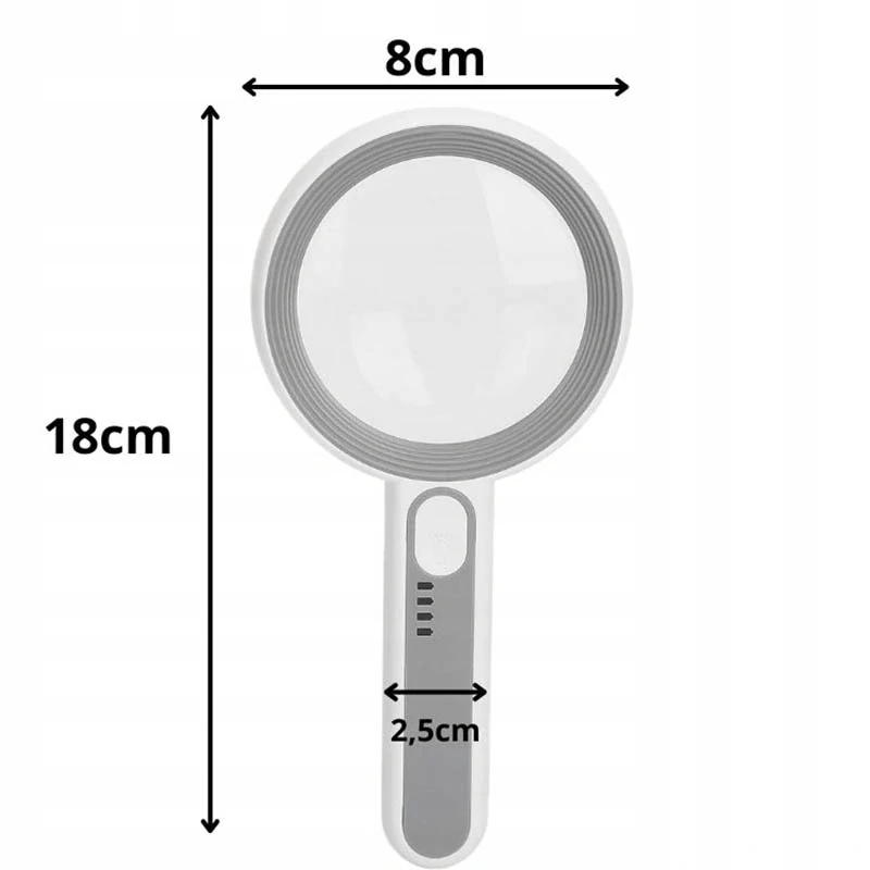 Lupa 6-12x s LED podsvietením 6516C