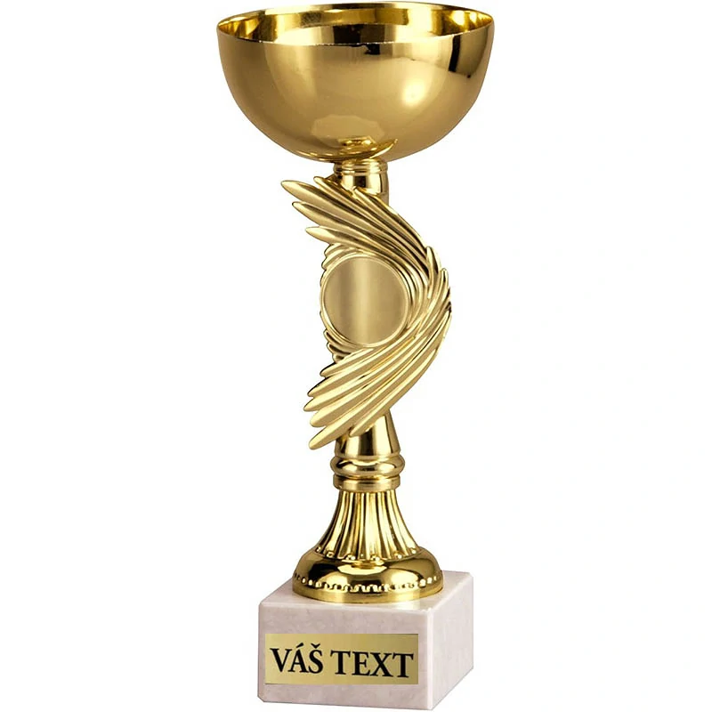 ZAFIRA : Pohár zlatý - 17,5cm