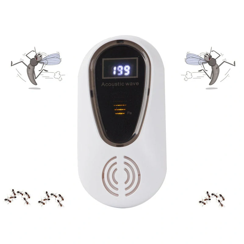 Ultrazvukový odpudzovač na myši, potkany, hmyz a komáre do zásuvky - 40 W