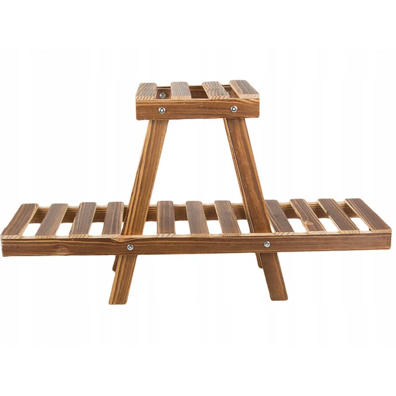 Drevený stojan na kvety 81cm