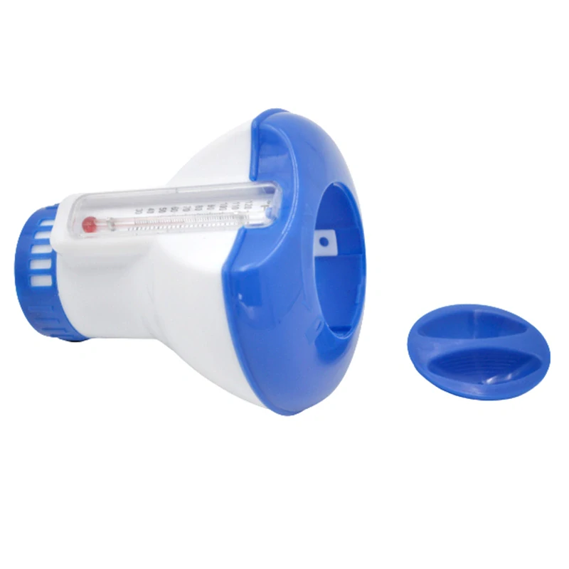 Dávkovač chlóru do bazénu s teplomerom