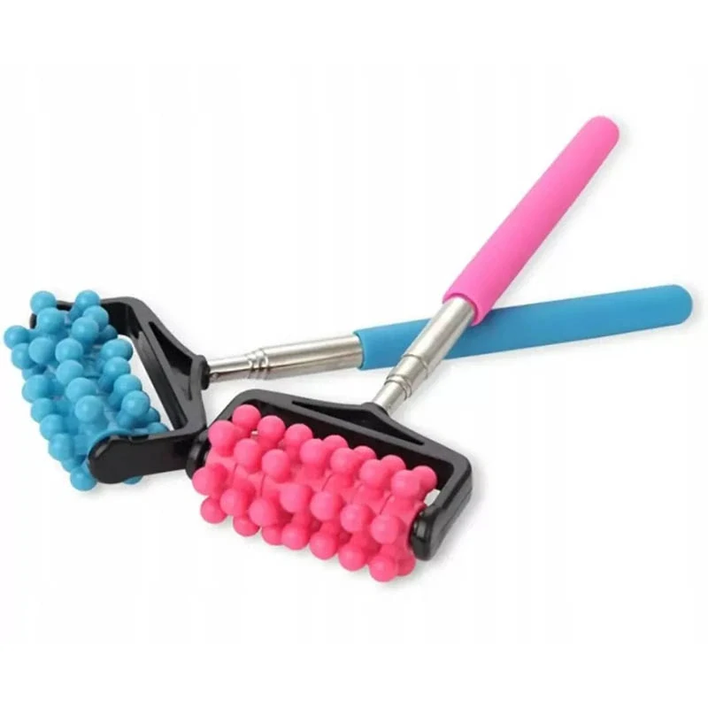 Masážny valček so škrabačkou na chrbát