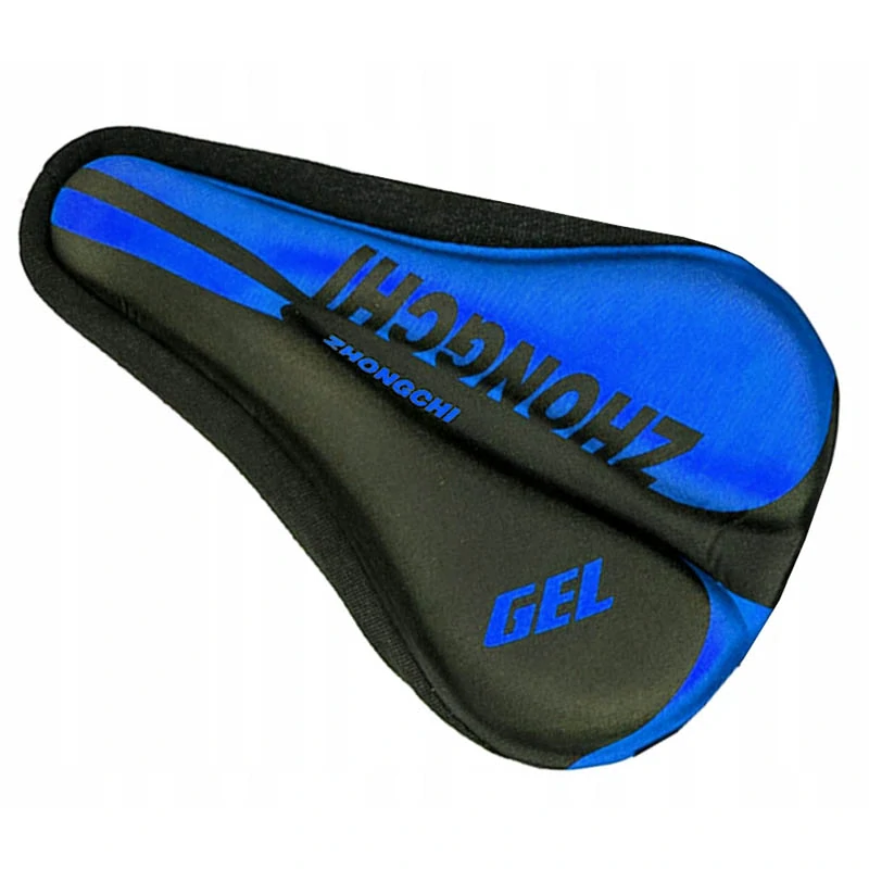 Gélový poťah na sedadlo bicykla modrý