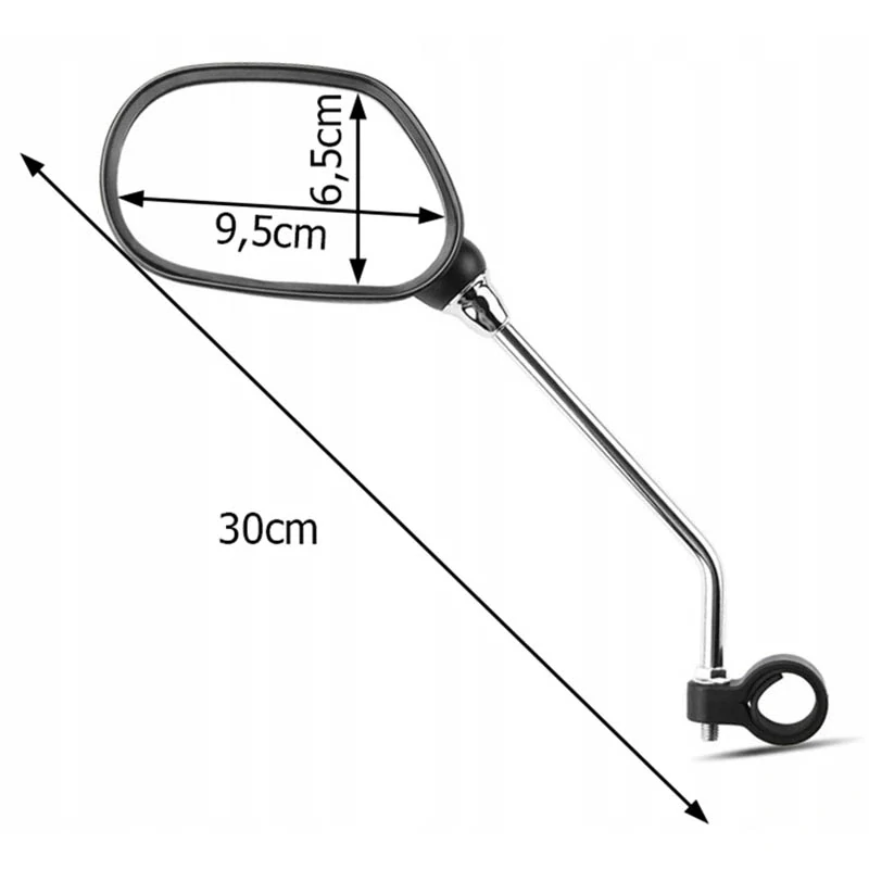 Spätné zrkadlá na bicykel 2ks