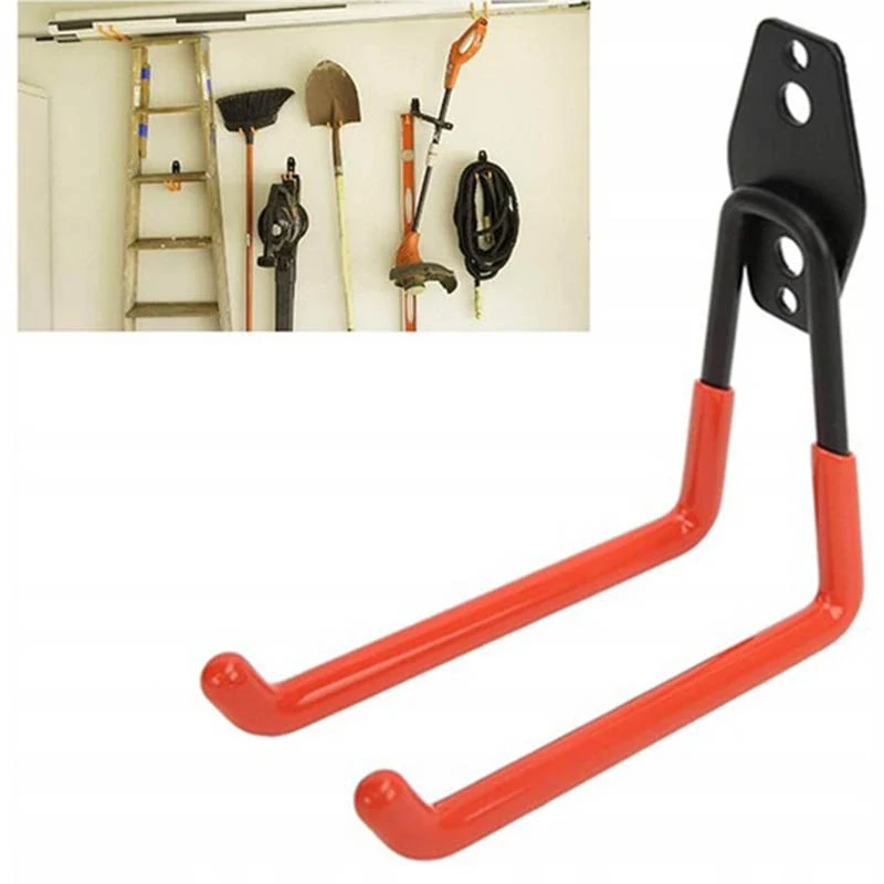 Nástenný vešiak na bicykel a náradie do garáže