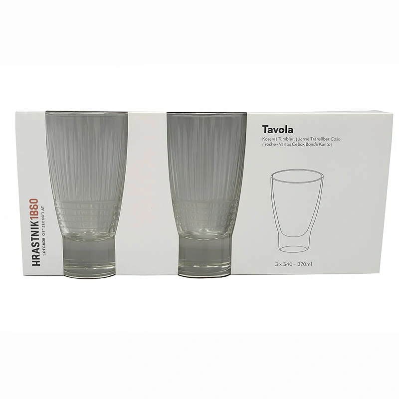 TAVOLA - Sklenené poháre na nápoje 290 ml: 3ks