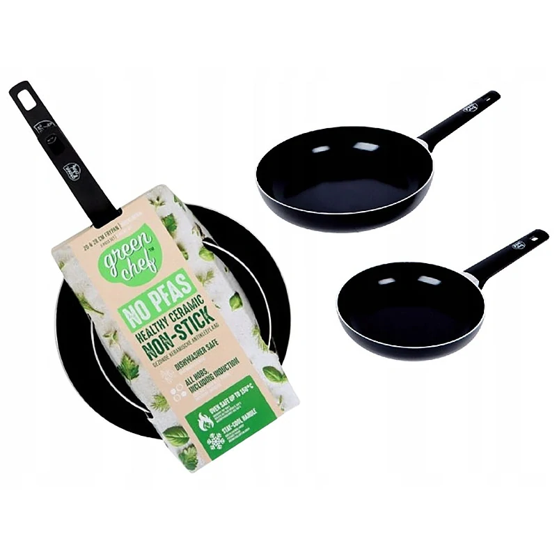 Sada keramických panvíc GreenChef 20 cm, 28 cm