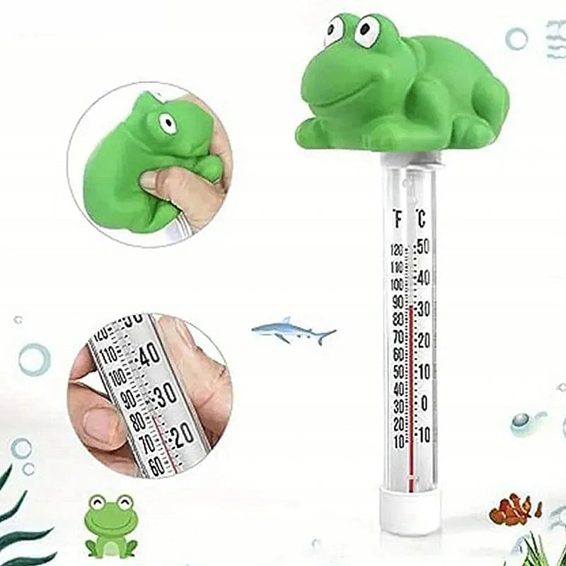 Plávajúci teplomer do bazéna Žaba