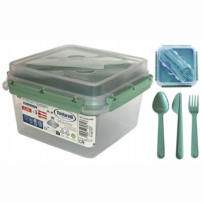 Tontarelli: Dóza na potraviny FRESH SYSTEM 2,25L – Nádoba s ventilom a príborom