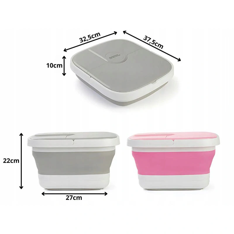 Masážna vanička na umývanie nôh s ohrevom