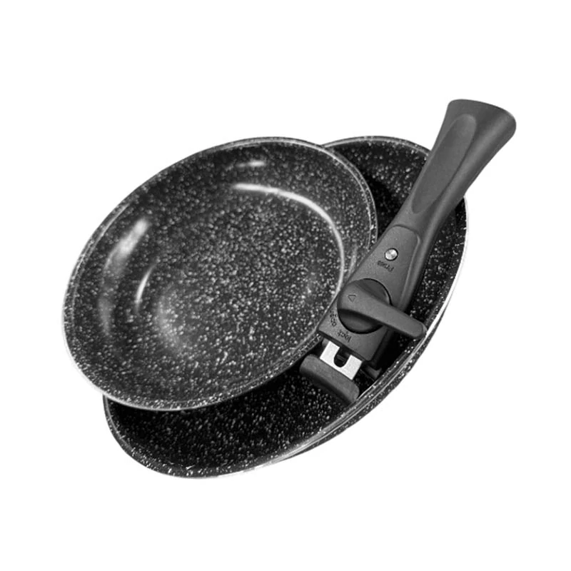 Sada panvíc s nepriľnavým povrchom 24 a 28 cm s odnímateľnou rukoväťou