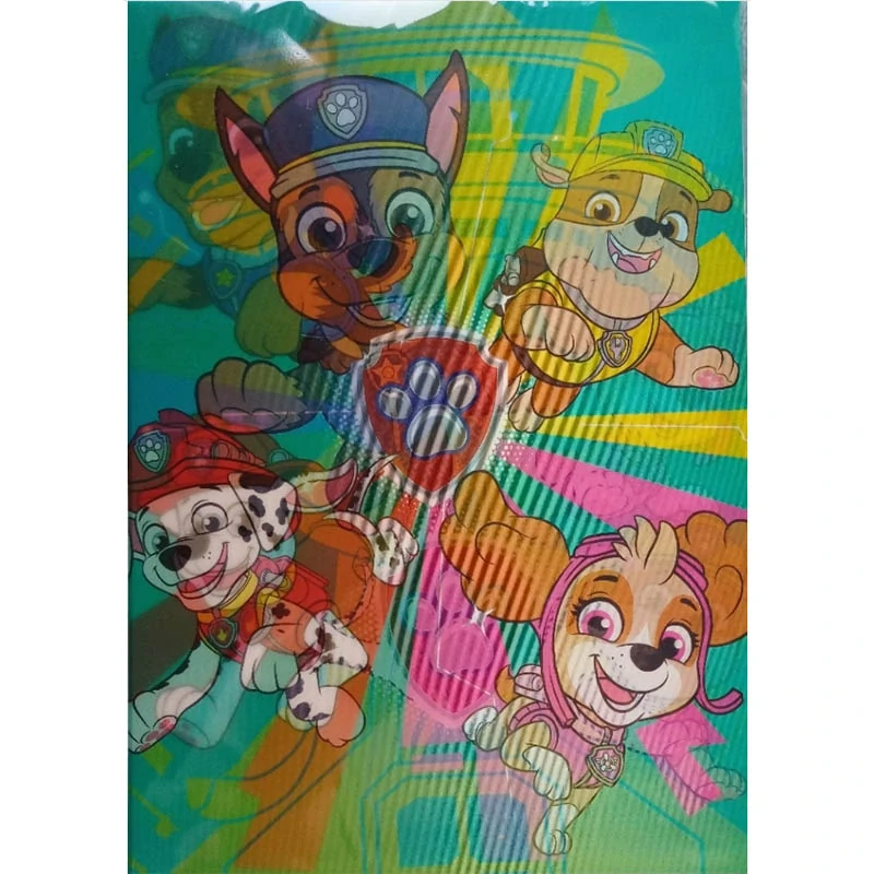 Pohľadnica gratulačná s obálkou A4 Paw Patrol: Holografická