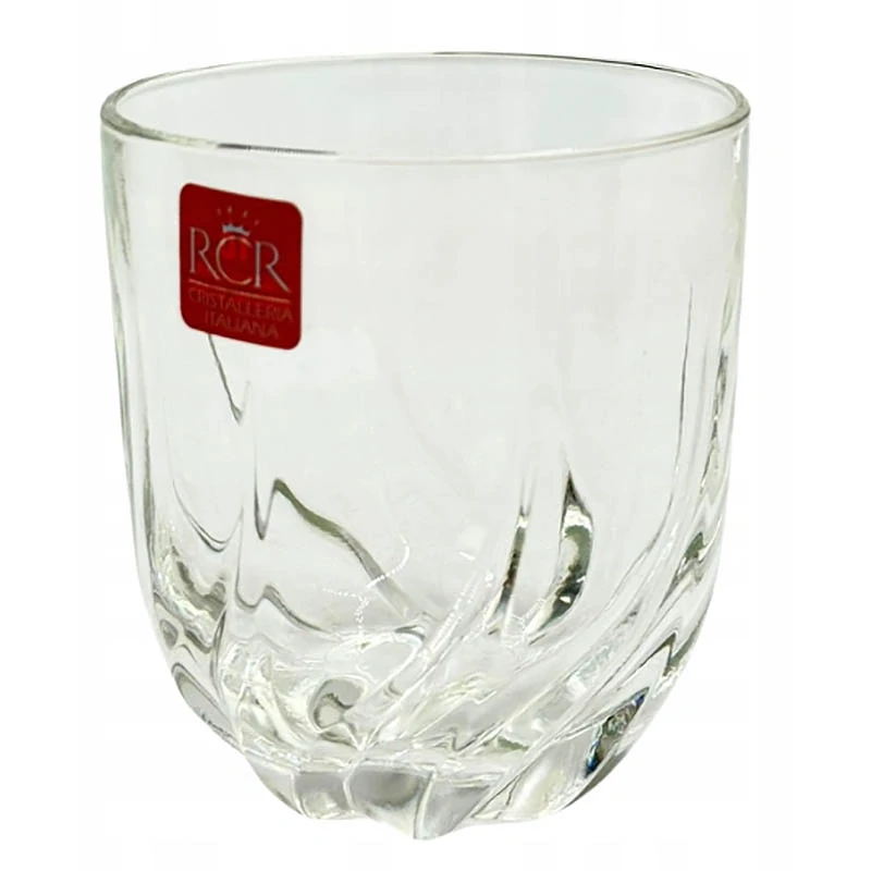 Poháre na whisky RCR Elegance 6 ks – krištáľové poháre z luxusného skla Luxion®: 2,9 dcl